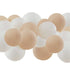 Sand, Beige & White Balloons 12cm