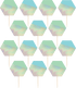 Shimmering Party Iridescent Picks 8cm 24pk