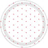Dots Round NPC Dessert Paper Plates 17cm 8pk