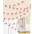 Glitter Round String Decorations 2m 6pk