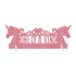 Magical Unicorn Glittered Table Decoration 12.7cm x 35.5cm Each