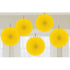 Mini Fan Decorations 6in 5pk