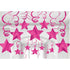 Shooting Stars Foil Mega Value Pack Swirl Decorations 30pk