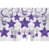 Shooting Stars Foil Mega Value Pack Swirl Decorations 30pk