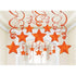 Shooting Stars Foil Mega Value Pack Swirl Decorations 30pk