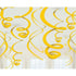 Plastic Swirl Decorations 56cm 12pk