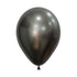 Silk Midnight Grey Latex Balloons 30cm 50pk