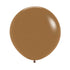 Fashion Mocha Latex Balloons 60cm 3pk