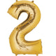Numeral SuperShape Foil Balloon 86cm Each
