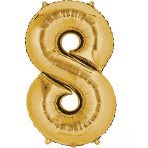 Numeral SuperShape Foil Balloon 86cm Each