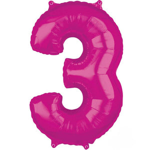 Numeral SuperShape Foil Balloon 86cm Each