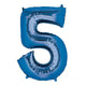 Numeral SuperShape Foil Balloon 86cm Each