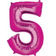 Numeral SuperShape Foil Balloon 86cm Each