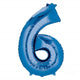 Numeral SuperShape Foil Balloon 86cm Each