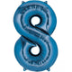 Numeral SuperShape Foil Balloon 86cm Each