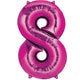 Numeral SuperShape Foil Balloon 86cm Each
