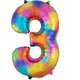 Numeral SuperShape Foil Balloon 86cm Each