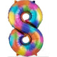 Numeral SuperShape Foil Balloon 86cm Each