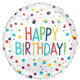 Confetti Birthday Foil Balloon 45cm Each