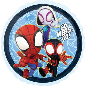 Spidey & His Amazing Friends Foil Balloon 45cm Each