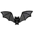Glow Batty Bat SuperShape Foil Balloon 106cm x 48cm Each