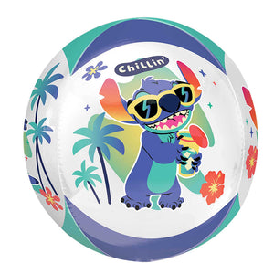 Stitch Orbz Balloon 38cm x 40cm Each