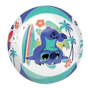 Stitch Orbz Balloon 38cm x 40cm Each