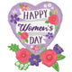 International Women's Day SuperShape Foil Balloon 58cm x 76cm Each