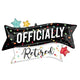 Happy Retirement SuperShape Foil Balloon 96cm x 58cm Each