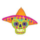 Sugar Skull SuperShape Foil Balloon 86cm x 63cm Each