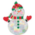 Shimmering Iridescent Snowman SuperShape Foil Balloon 66cm x 78cm Each