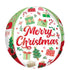 Jolly Old Santa Orbz Balloon 38cm x 40cm Each