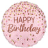 Pretty Pink Birthday Foil Balloon 45cm Each