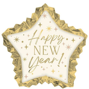 Golden Soiree New Year SuperShape Foil Balloon 86cm Each