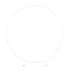 White Metal Circle Hoop Frame 2m Each