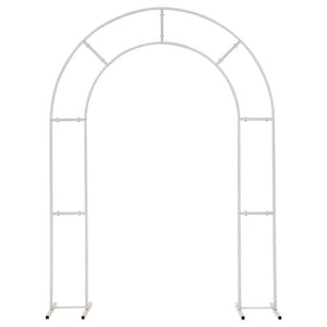 White Metal Arch Arbour Frame 1.5m x 2m Each