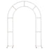 White Metal Arch Arbour Frame 1.5m x 2m Each