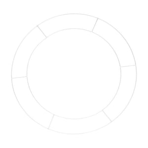 White Metal Hanging Hoop Frame 40cm Each