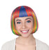 Team Spirit Rainbow Bob Wig