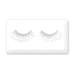 Team Spirit White Tinsel Eyelashes