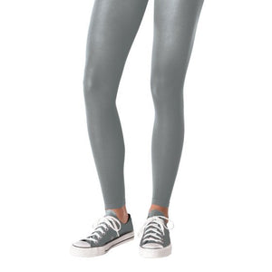 Team Spirit Silver Footless Tights