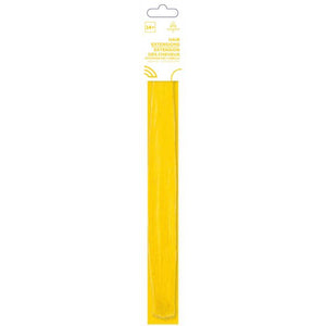 Team Spirit Yellow Hair Extensions