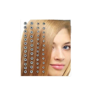Team Spirit Silver Hair Gems 50pk