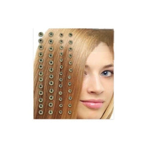 Team Spirit Gold Hair Gems 50pk