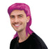 Team Spirit Pink Mullet Wig