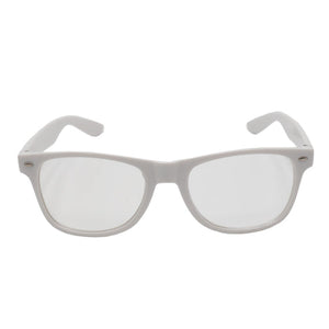 Team Spirit White Party Glasses