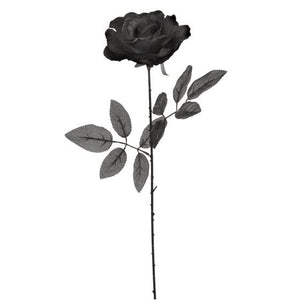 Fright Night Fabric Black Rose 23cm Each