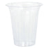 Clear Plastic Flared Cylinder 18cm x 19cm