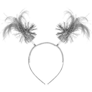 Team Spirit Silver Headbopper Ponytail