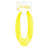 Team Spirit Metallic Yellow Necklace 76cm 8pk